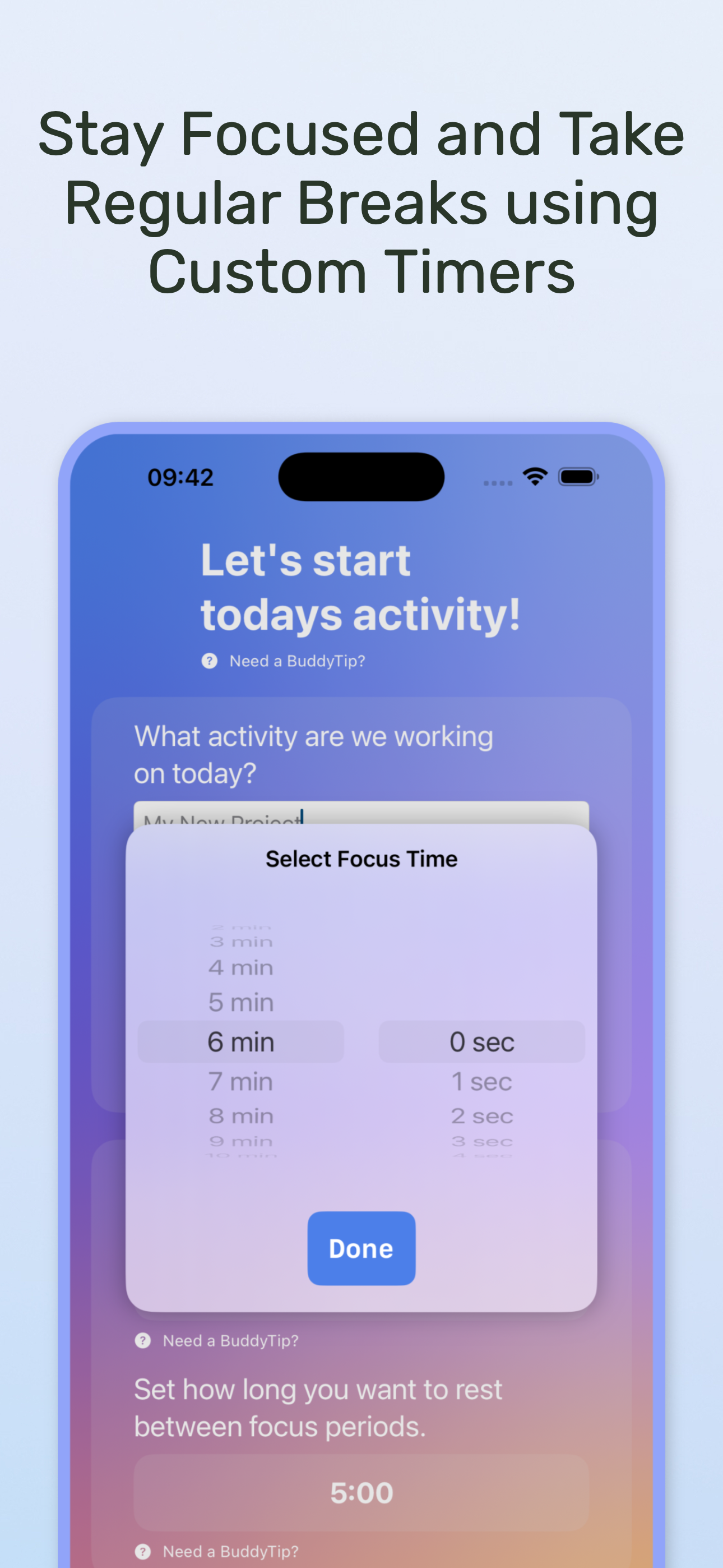 Buddy: ADHD Study Assistant Screenshot 5