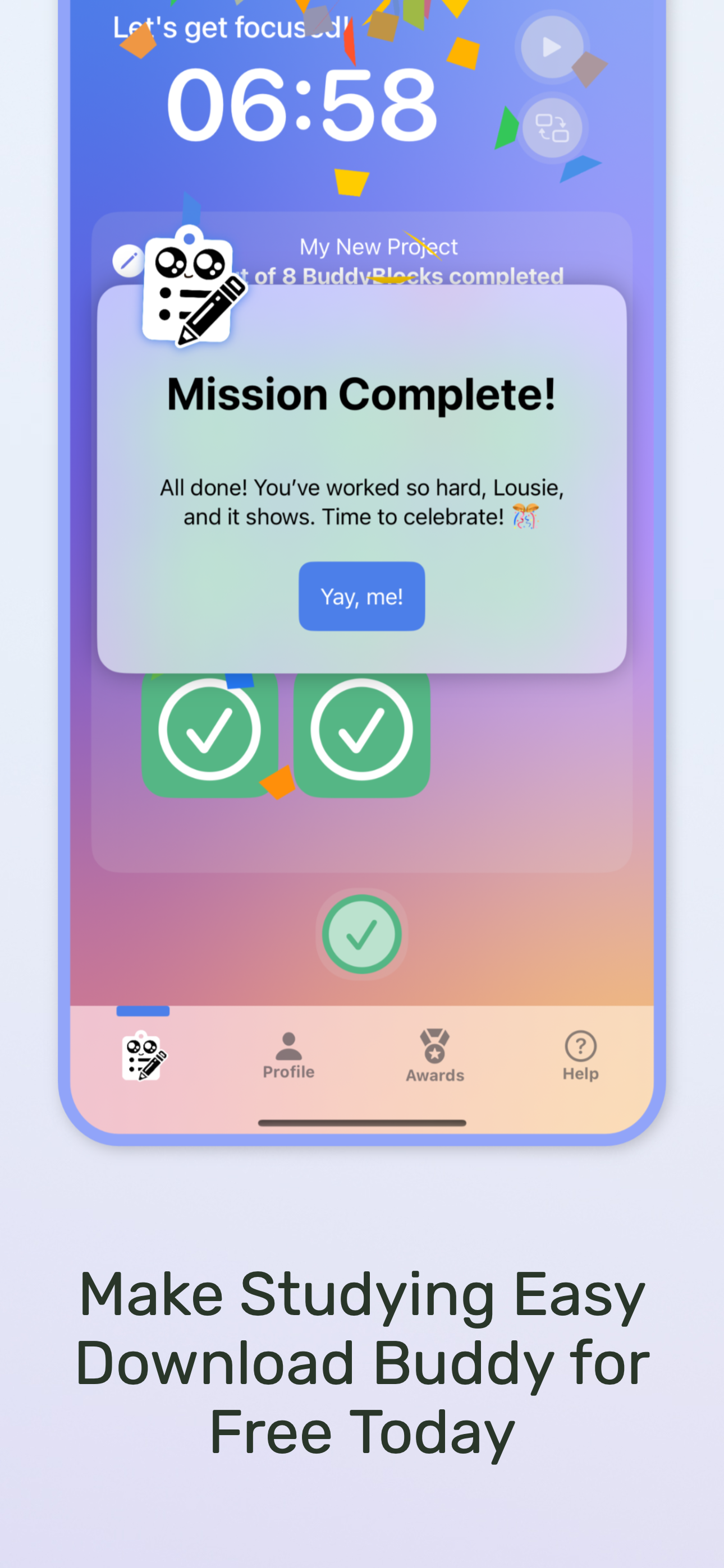 Buddy: ADHD Study Assistant Screenshot 10