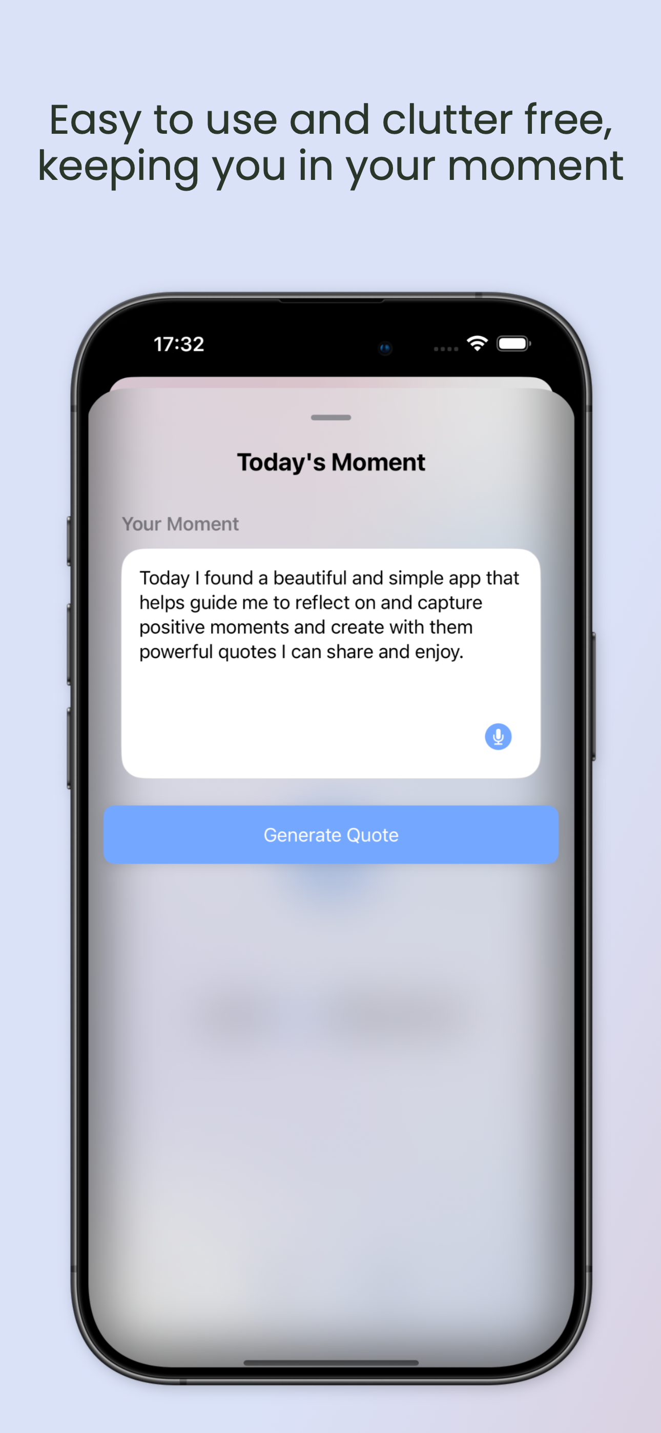 JustOneMoment Screenshot 2