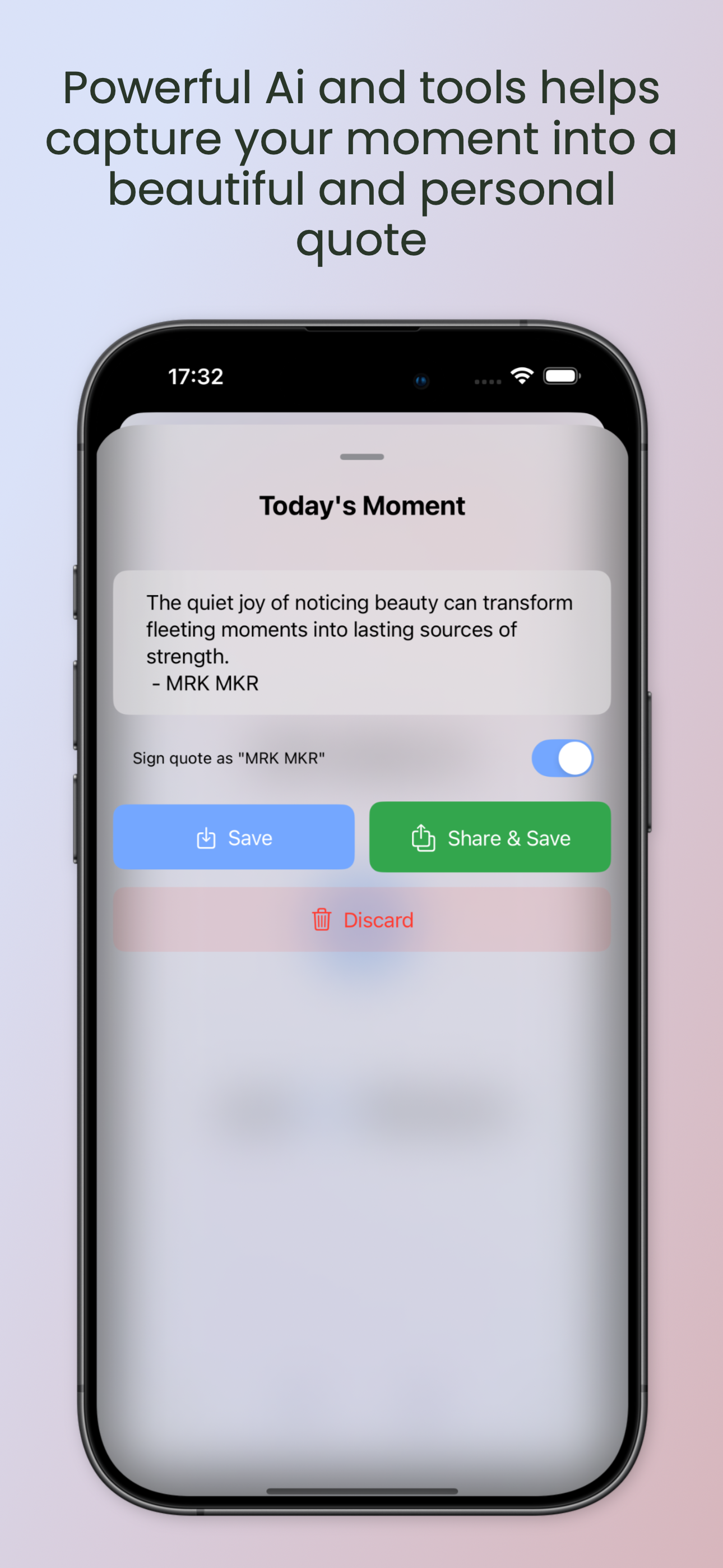 JustOneMoment Screenshot 3