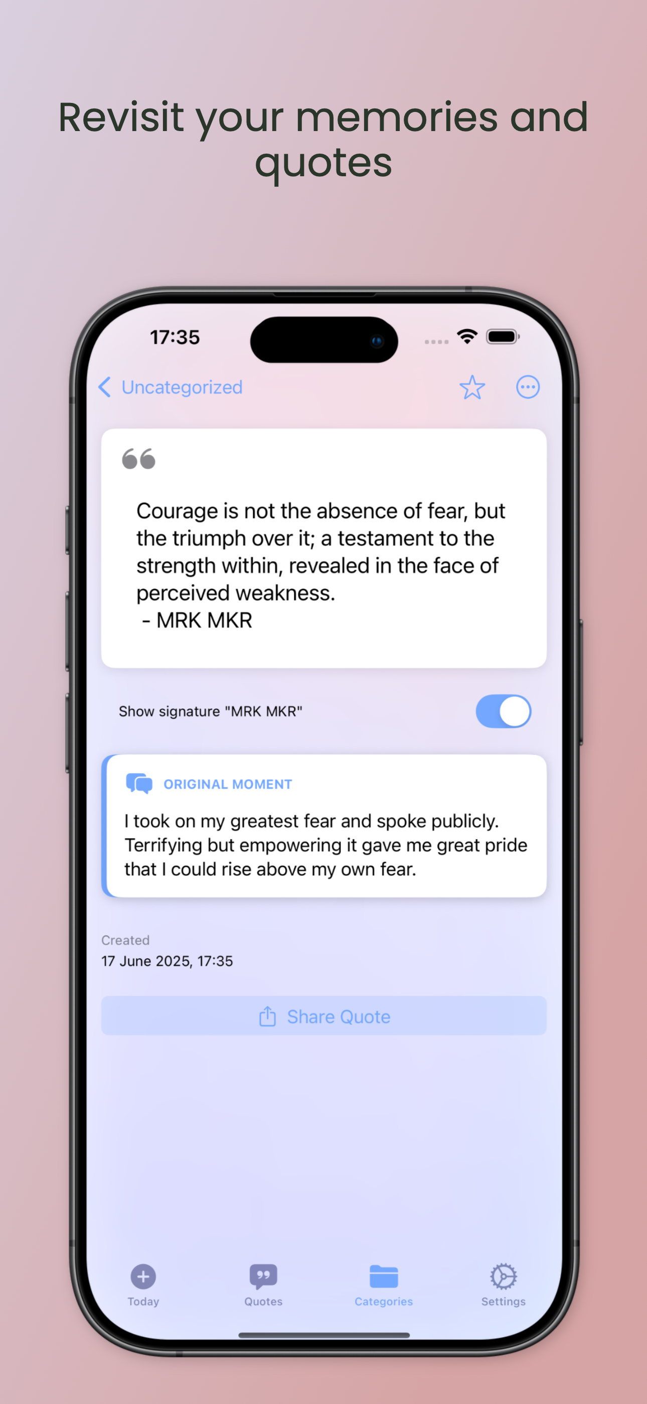 JustOneMoment Screenshot 4