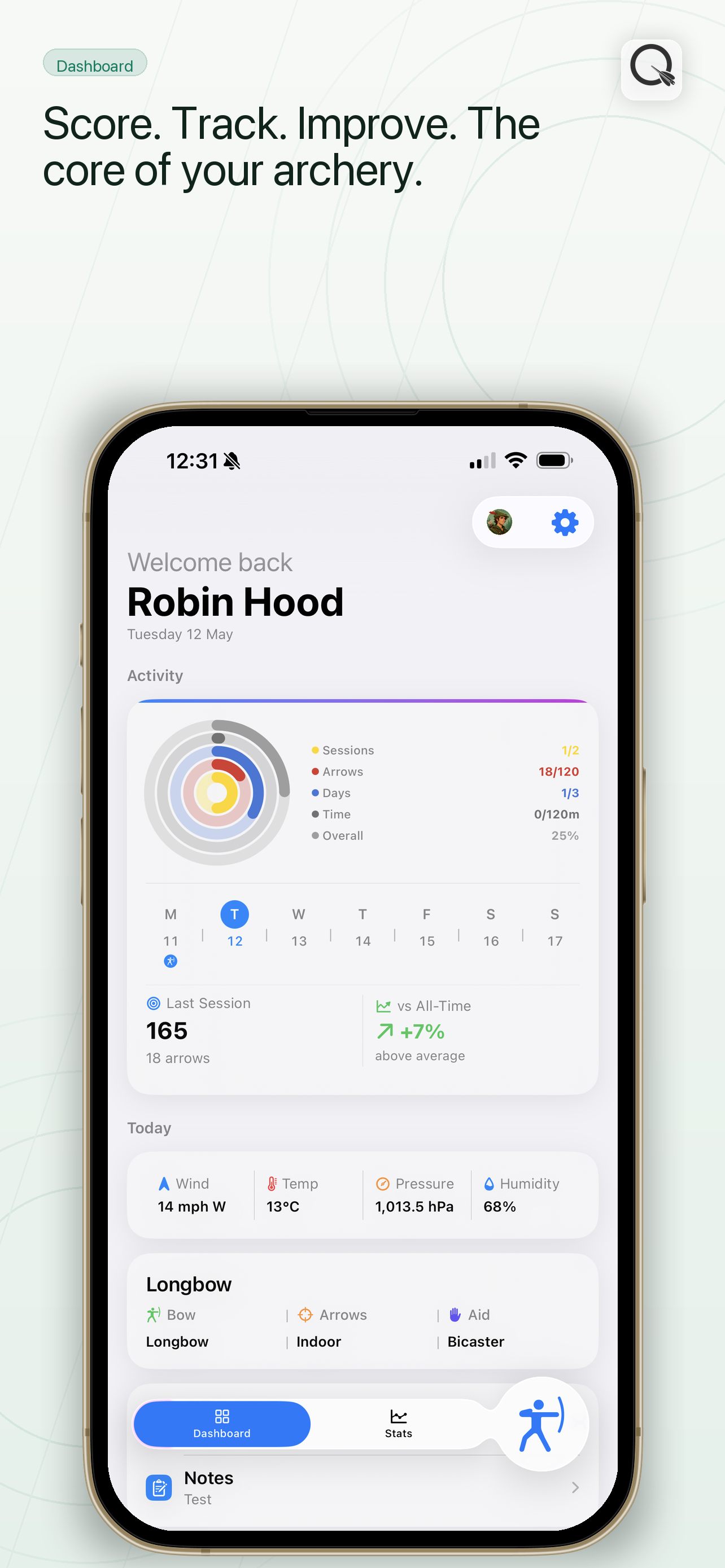 Quiver: Archery Score & Coach Screenshot 1